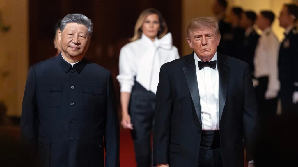 Who attended the Trump-Xi state dinner