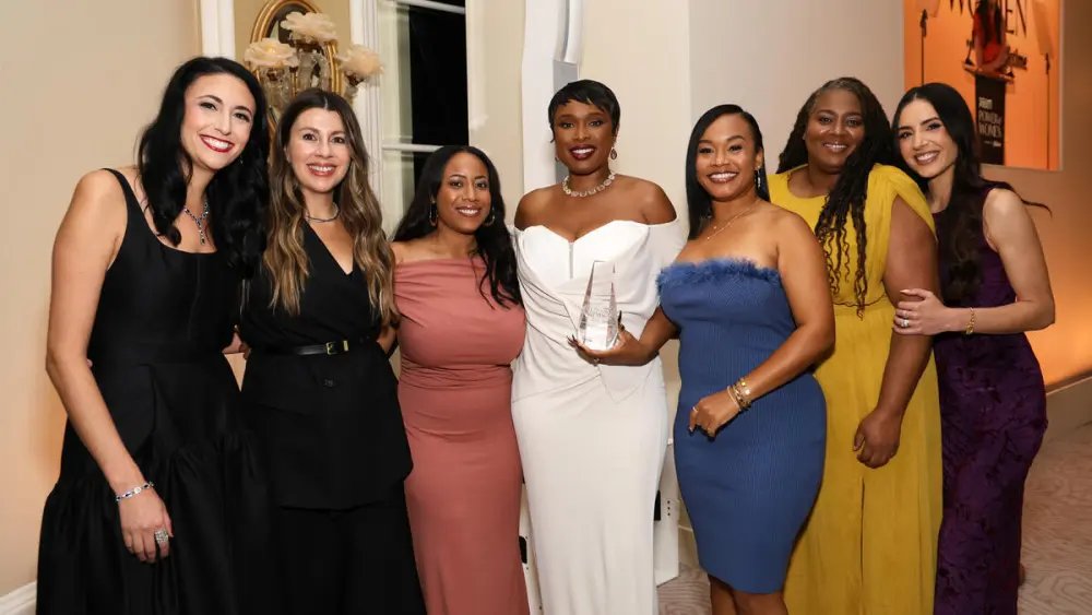 Jennifer Hudson Thanks Her Talk Show Team at Power of Women