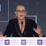 Actress Camryn Manheim complains about having straight son at HRC event
