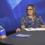 Jaime West mocked by LibsOfTikTok at Indiana county council forum