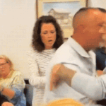 Pemberton Township Mayor Matthew Bianchini restrained at a meeting