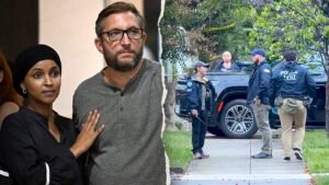 Ilhan Omar’s husband, Tim Mynett, was spotted after raid on Washington, DC, home
