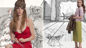 Sadie Sink, Maya Hawke Star in Hand-Drawn Prada Holiday Campaign
